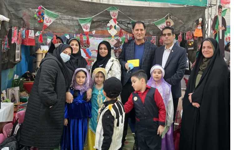 حضور نوآموزان با استعداد در نمایشگاه اقوام ایرانی 2
