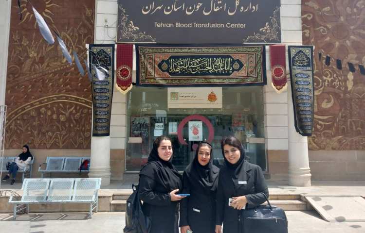 حضور پرسنل در مرکز اهدای خون وصال 2