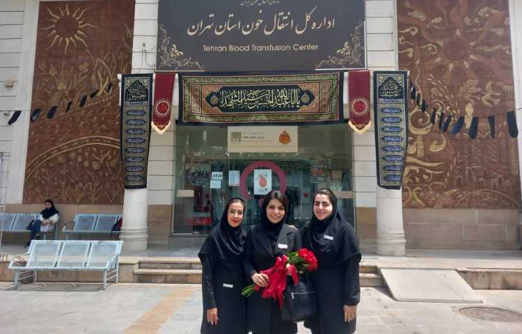 حضور پرسنل در مرکز اهدای خون وصال 4