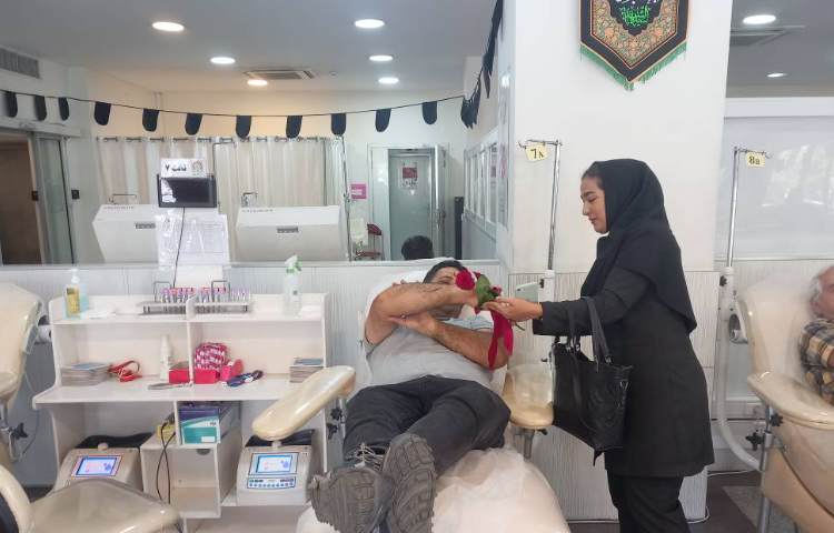 حضور پرسنل در مرکز اهدای خون وصال 4