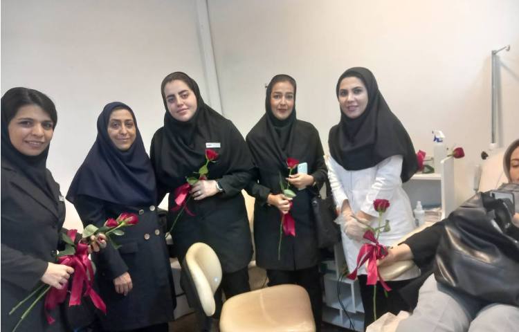 حضور پرسنل در مرکز اهدای خون وصال 9