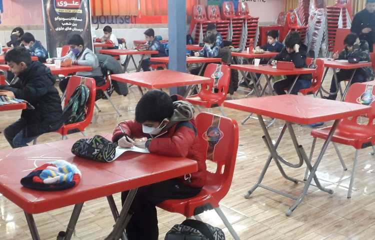 :حضور پسران توانمند شعبه شرق در مسابقات سودکو بین شعب 9