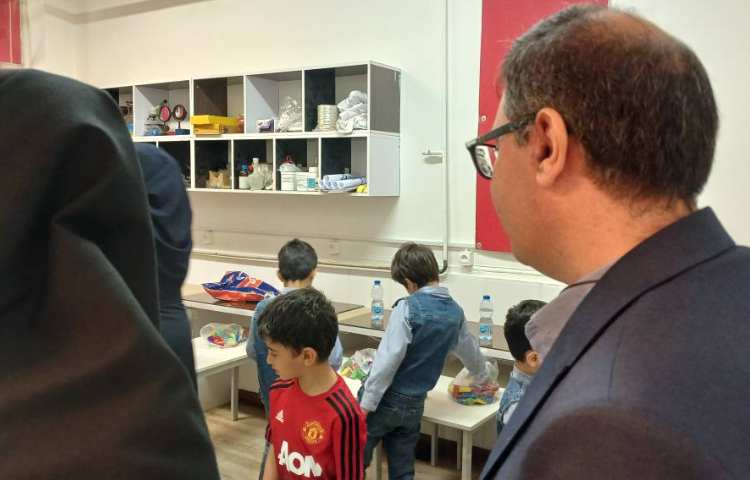 حضور پسران توانمند پیش دبستان در مسابقات دومینو 3