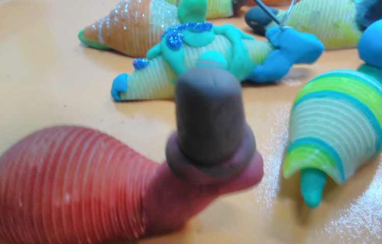 حلزون ،سفر به ماه ،حباب های درخشان 6