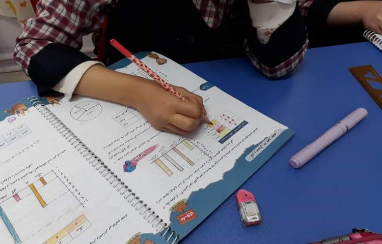 حل تمرینات مربوط به مبحث انتخاب نمودار در کتاب کار ریاضی علوی 5