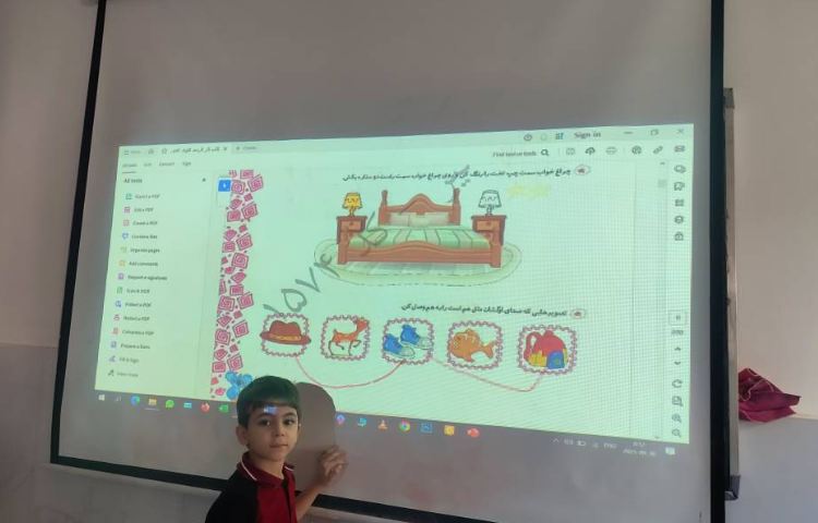 حل تمرینات کتاب فارسی و ریاضی در کلاس حل و تمرین شد 2