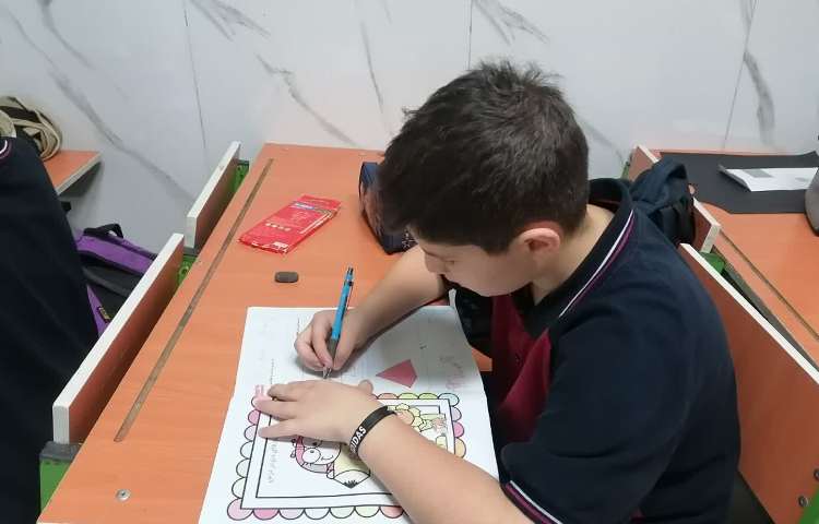 حل تمرین ریاضی در دفتر ریاضی 2