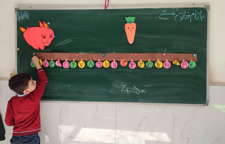 حل تمرین ریاضی مرور درس محور عبارت(جمع‌تفریق) در کلاس توسط دانش‌آموزان انجام شد 2