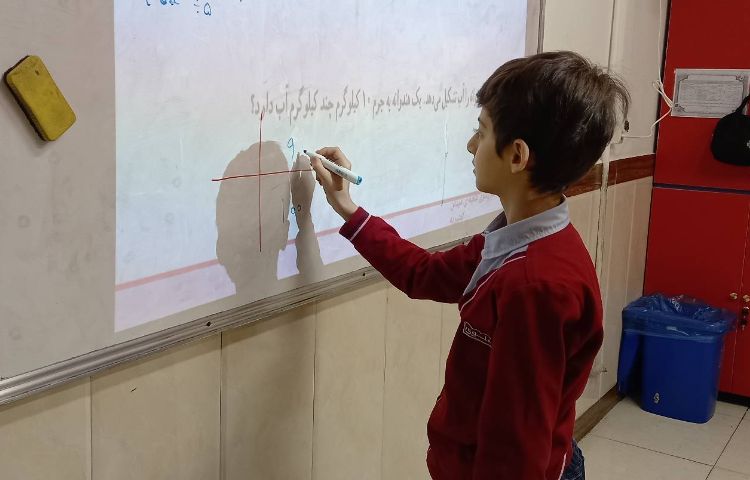 حل تمرین‌های مبحث درصد با همکاری دانش‌آموزان 1
