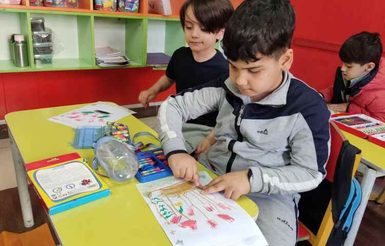 حل کاربرگ هوش نقاشی خلاقانه با استفاده از چنگال 4