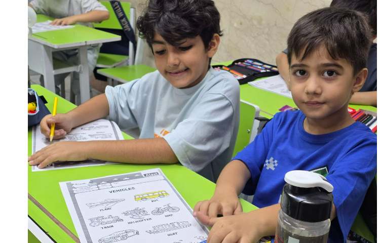 حل کاربرگ tracing و رنگ آمیزی مرتبط با مبحث وسایل نقلیه 9