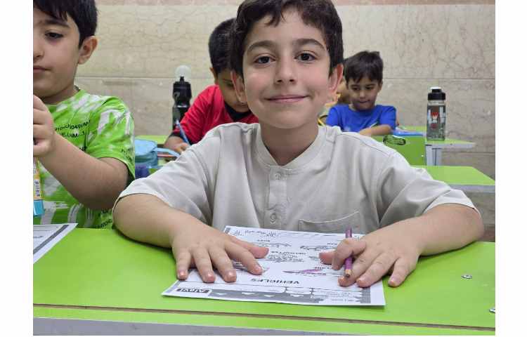 حل کاربرگ tracing و رنگ آمیزی مرتبط با مبحث وسایل نقلیه