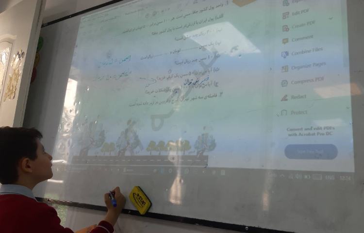 حل کتاب هوش و ریاضی توسط دانش‌آموزان 1