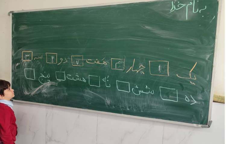 حل کردن تمرین ریاضی در کلاس انجام شد 1