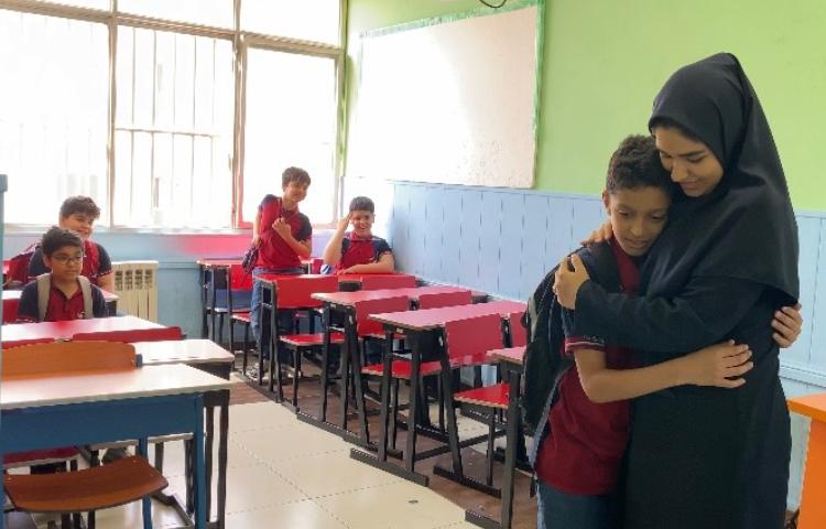 خداحافظی از کلاس سوم 8