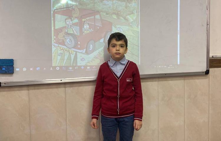 خلاصه‌گویی کتاب داستان به مناسبت هفته‌ی کتاب و کتاب‌خوانی در زنگ زبان 1