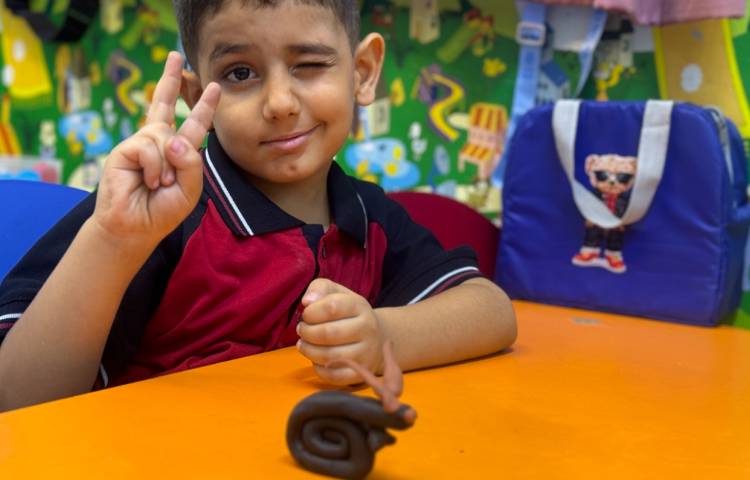 خمیربازی:درست کردن حلزون 1