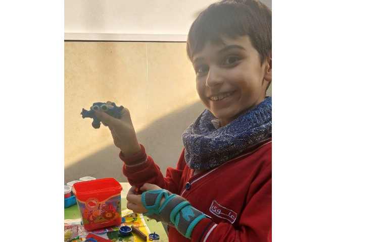 خمیربازی در کلاس 4