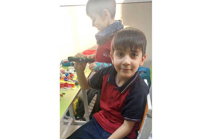 خمیربازی در کلاس 5