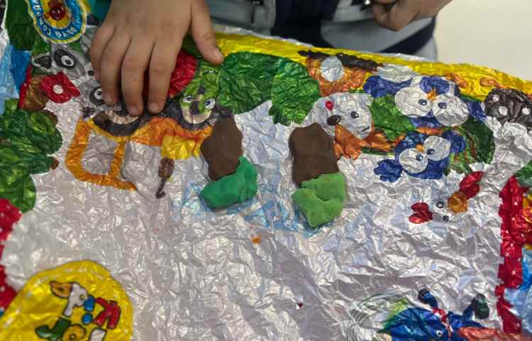 خمیربازی ودرست کردن طبیعت 4