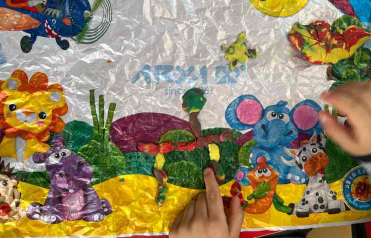 خمیربازی ودرست کردن طبیعت 8