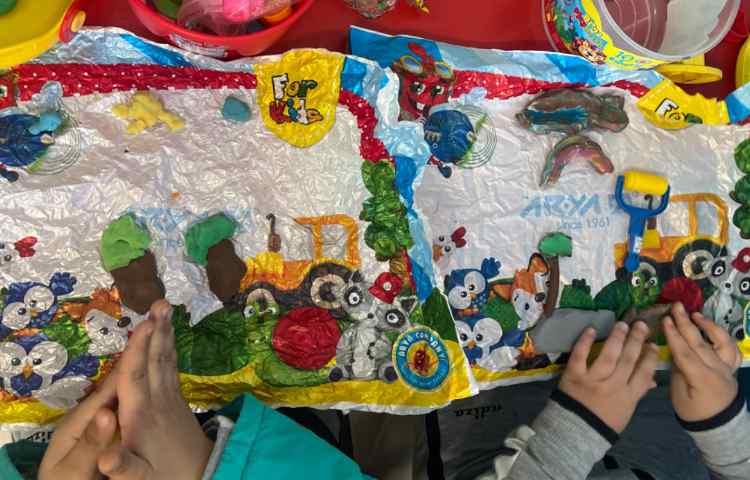 خمیربازی ودرست کردن طبیعت 9