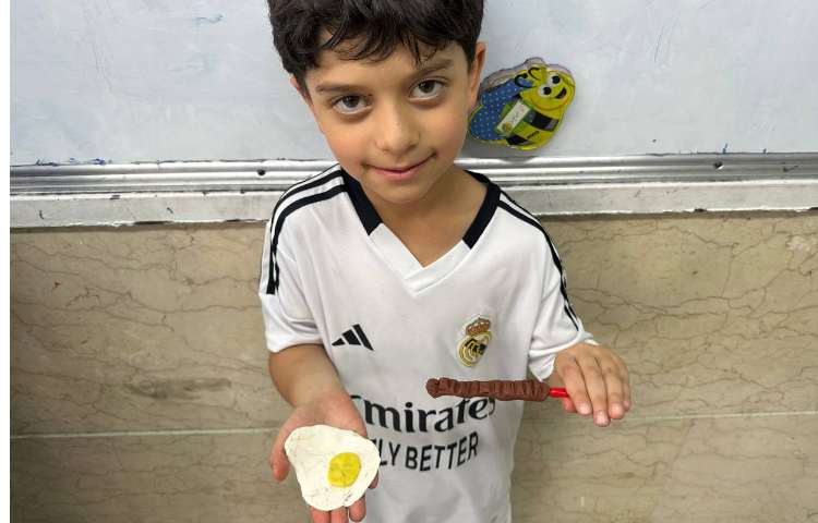 خمیر بازی ساخت غذا جهت تثبیت نشانه غ 3