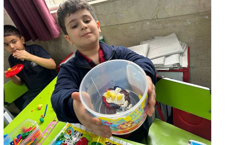 خمیر بازی ساخت غذا جهت تثبیت نشانه غ 7