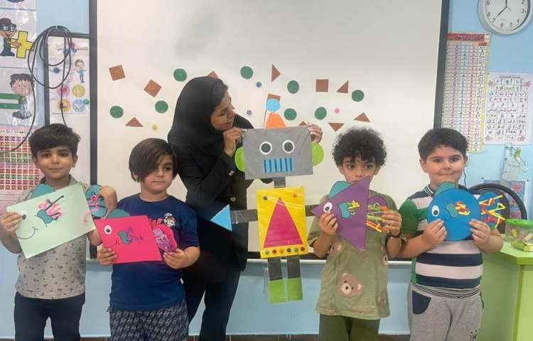 خمیر بازی و ساخت اشکال هندسی