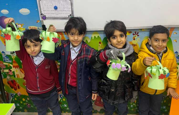 خوانداری: برای تثبیت یادگیری نشانه (س) کاردستی سبد درست کردیم. 2