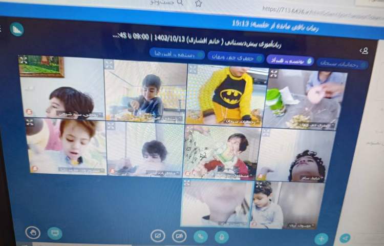 خوانداری حروف (ر) مانند: رنده دانش‌آموزان وسایل الویه رنده کردند و نوش جان کردند 1