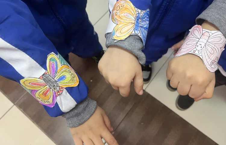 خوانداری( پ) کاردستی پروانه 4