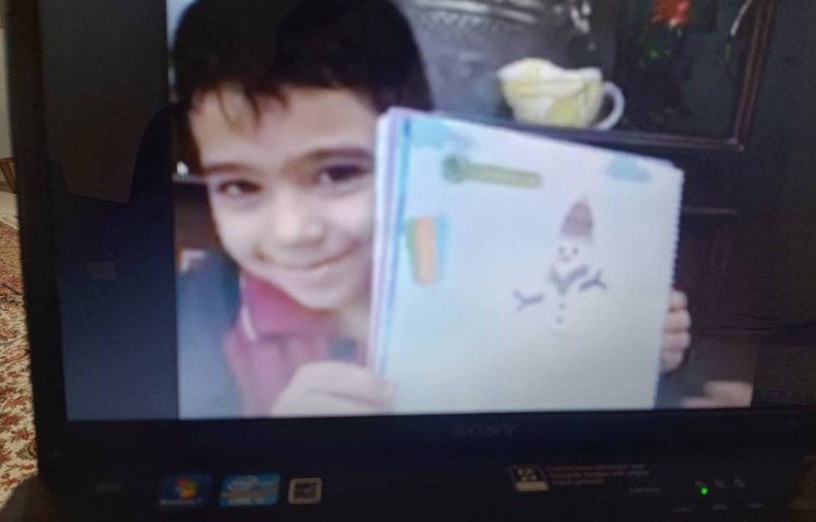 خوانداری ، کاردستی آدم‌برفی انجام شد 1