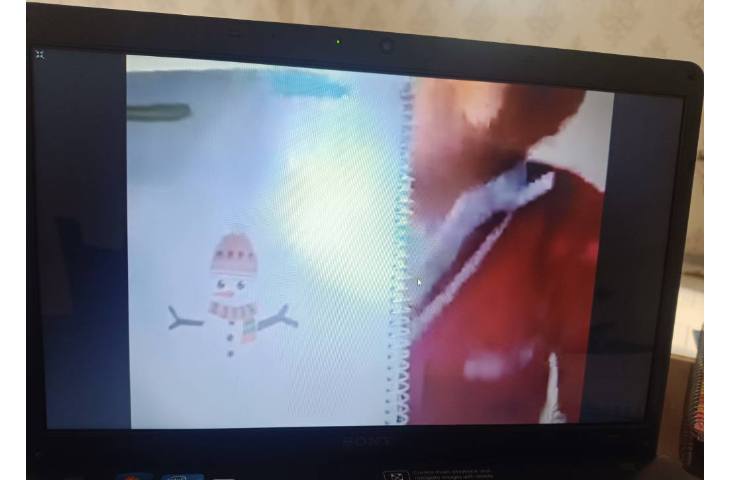 خوانداری ، کاردستی آدم‌برفی انجام شد 5