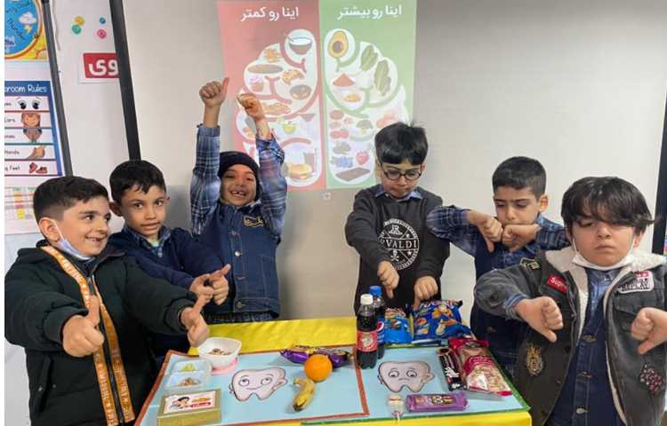 خوراکی های سالم و نا سالم پایه دوم دبستان 1