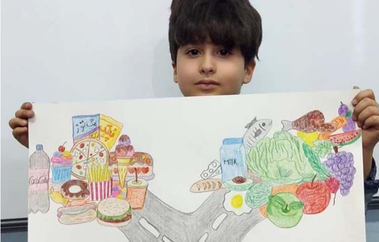 خوراکی های سالم و نا سالم پایه دوم دبستان 8