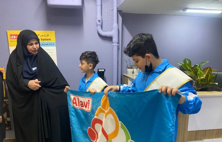 :خوشامدگویی صبحگاه چهارخانه گروه آبی