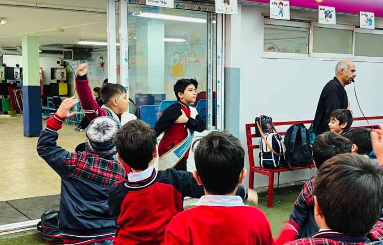 خوشامدگویی و صبحگاه گروه آبی 3