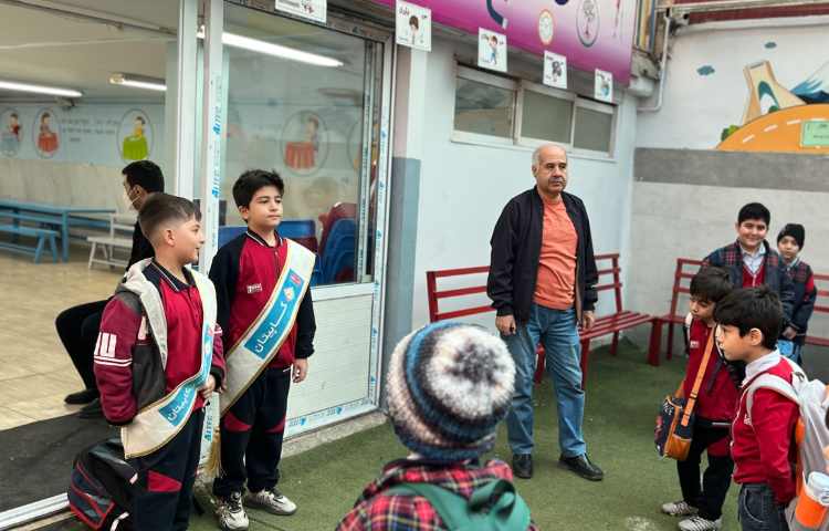 خوشامدگویی و صبحگاه گروه آبی 4