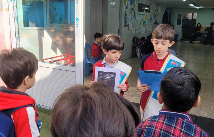 خوشامدگویی و صیحگاه گروه آبی 9