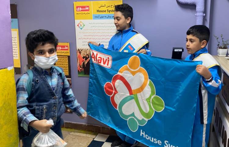 :خوش آمدگویی صبحگاه چهارخانه گروه آبی 4