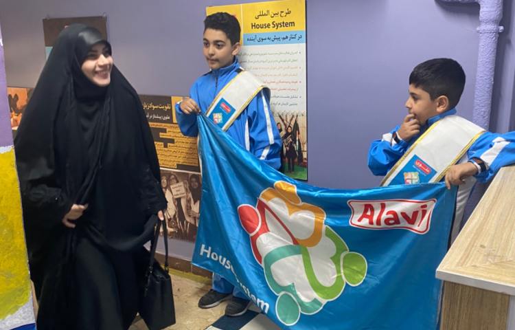 :خوش آمدگویی صبحگاه چهارخانه گروه آبی 9