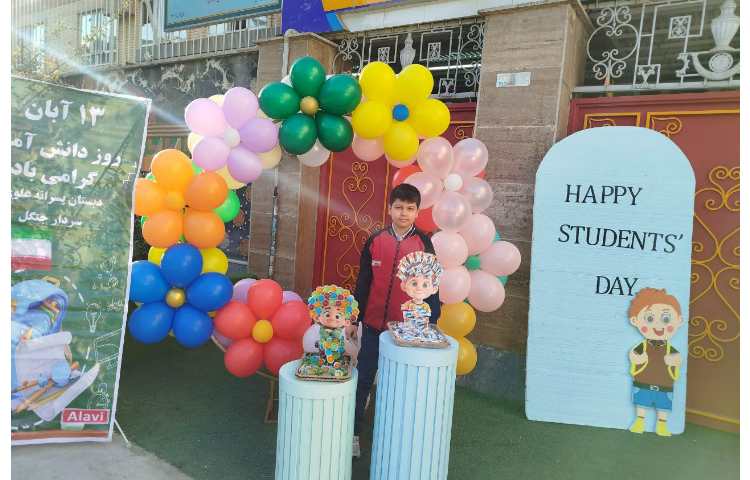 خوش آمدگویی مدیر مدرسه به دانش آموزان به مناسبت روز دانش آموز 4