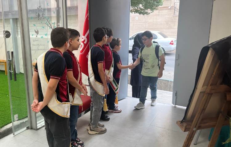 خوش آمد گویی به دانش آموزان به مناسبت آغاز پایگاه تابستانی 2