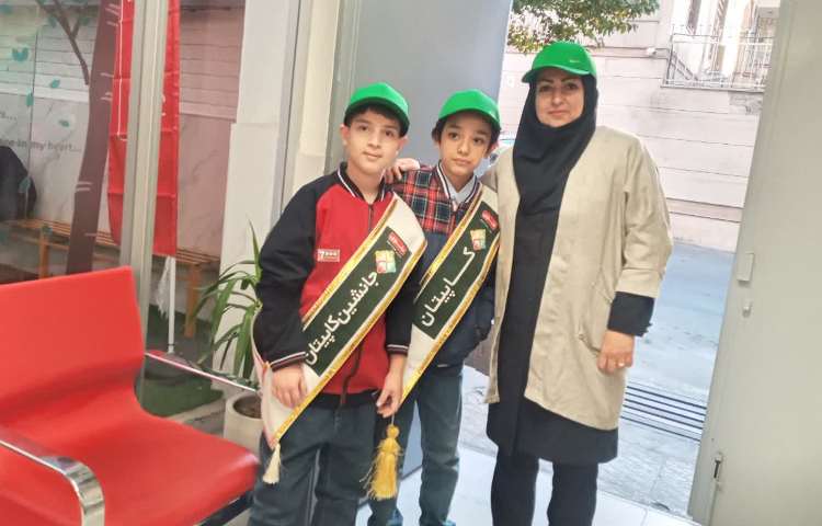 خوش آمد گویی چهار خانه‌ای گروه سبز 3