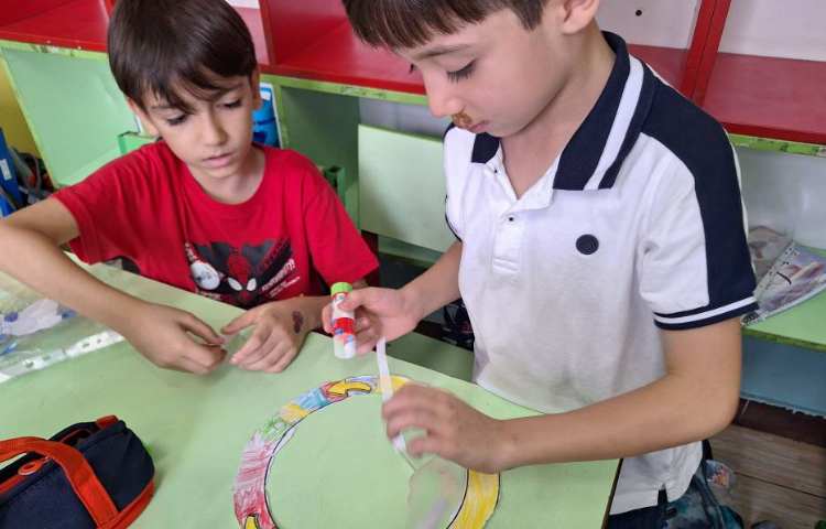 دانشمندان کوچک / مبحث چرخه آب/ نقاشی و ساخت کاردستی چرخه آب 1