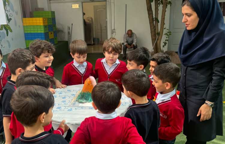 دانشمند کوچک:کوه آتشفشان