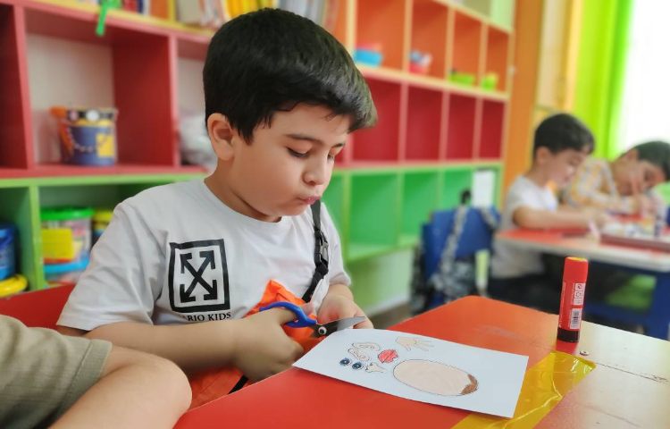 : دانشمند کوچک، بازی با فلش کارت های حواس 5گانه، کلاژ حواس 3