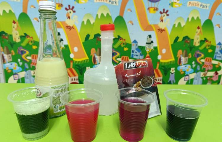 دانشمند کوچک مبحث : آزمایش رنگی رنگی با کلم قرمز 1