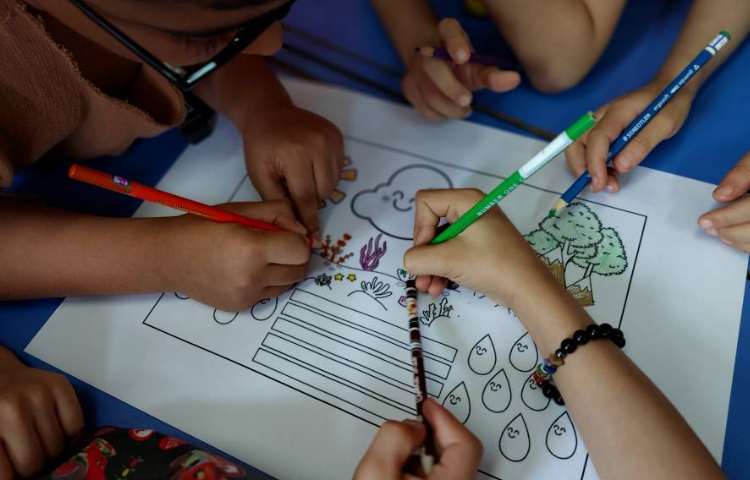 دانشمند کوچک : نقاشی و کاردستی چرخه‌ی آب 5